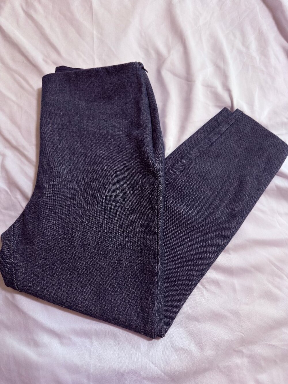 LOFT Petites Blue Pants 12P Skinny High Waist